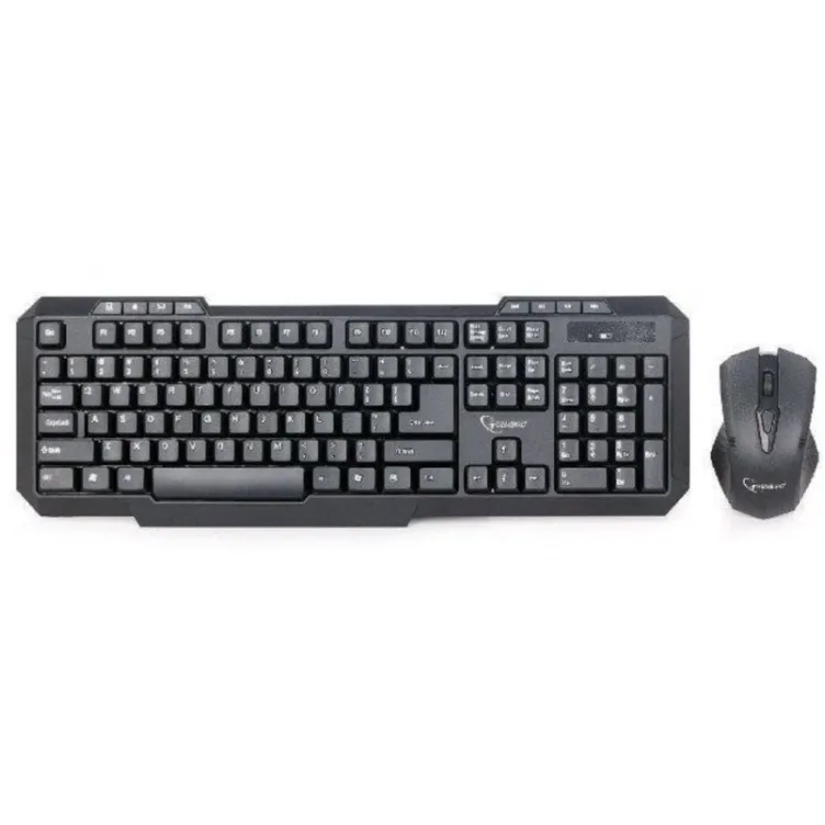 Gembird gejmerska tastatura US + bezicni mis USB