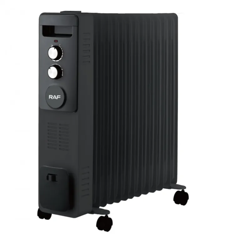 Uljni radijator sa ventilatorom 13 rebara crni 2900W RAF R.1338B