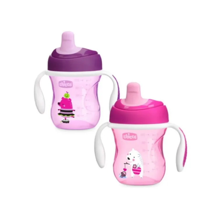 Chicco trening čaša 6M Roze 