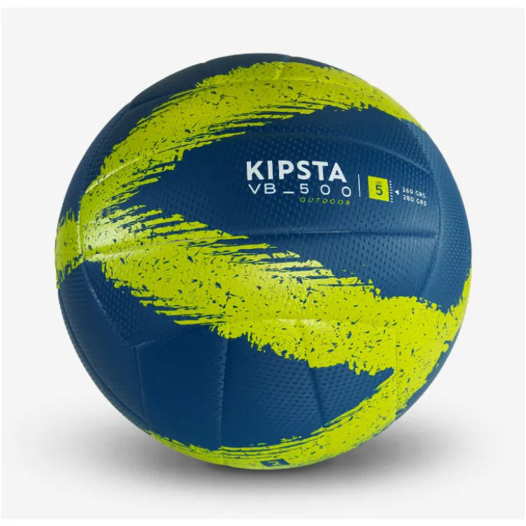 Lopta za odbojku na otvorenom vbo500 tamno plava/žuta