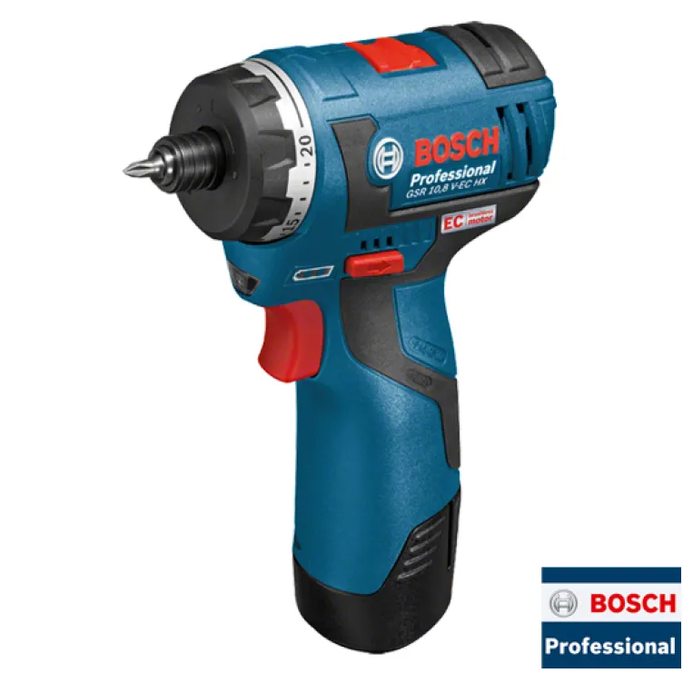 Akumulatorski odvrtač Bosch GSR 12V-20 HX Professional-kofer