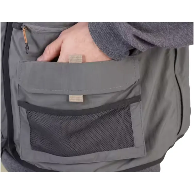 Prsluk za ribolov Sivi 500