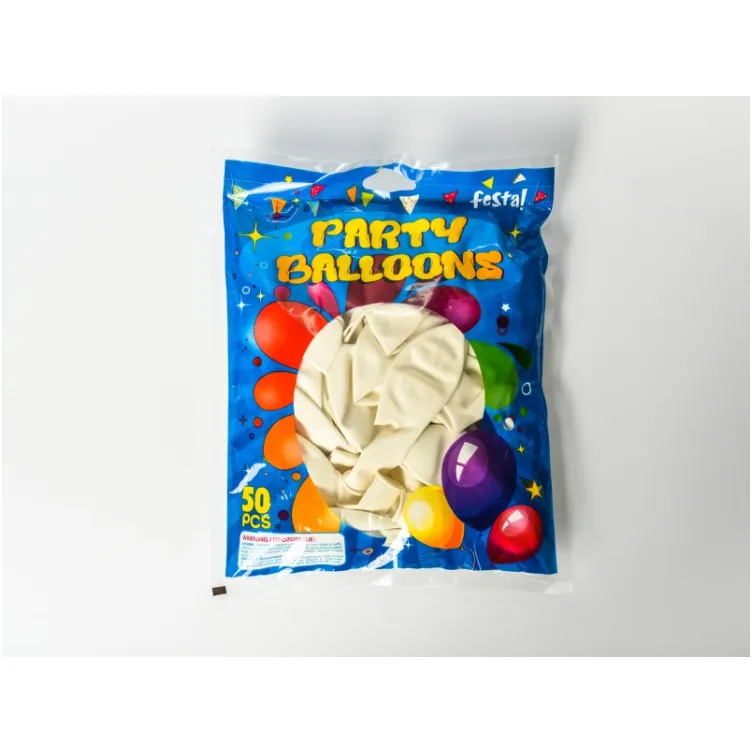 Party baloni beli 50komada