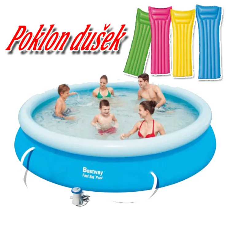 Bazen Bestway 305 x 76cm sa pumpom + poklon dušek
