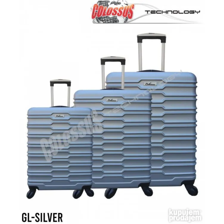 Putni kofer GL-9628 Silver 