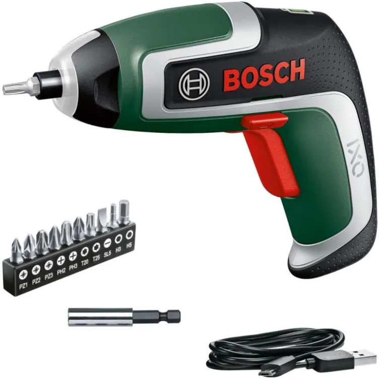 Bosch IXO 7 akumulatorski odvrtač + 10-delni set bitova