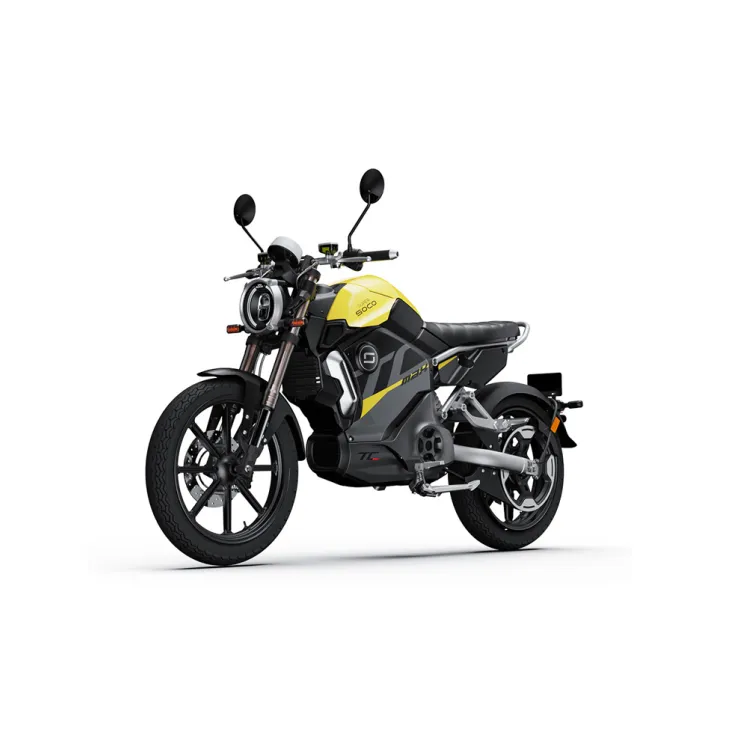 Super Soco TC Max Electric Motorcycle Golden Yellow