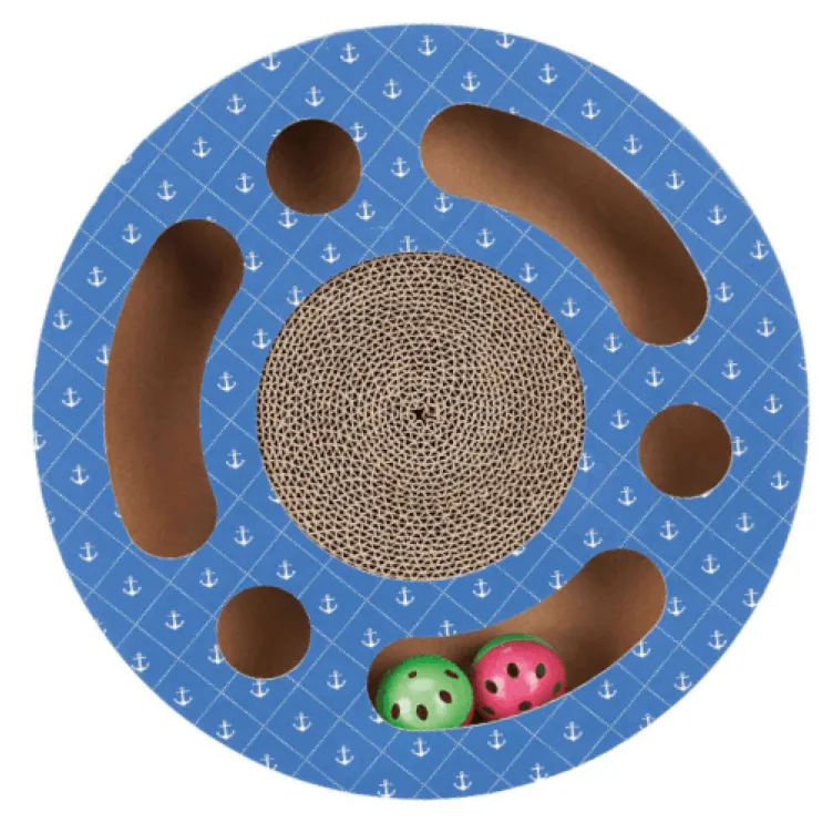 Grebalica za mačke sa lopticama za igru