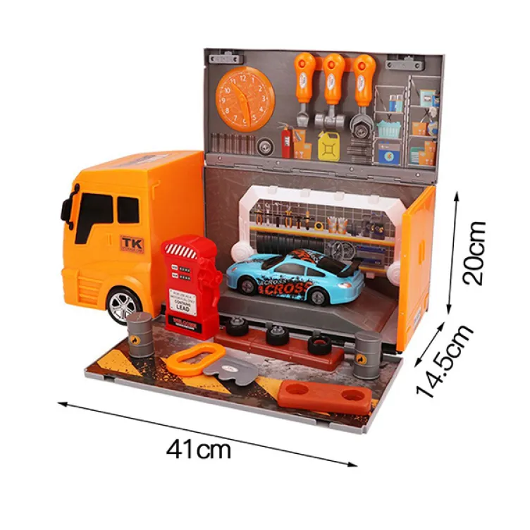 Kamion automehaničar set sa autom 775665