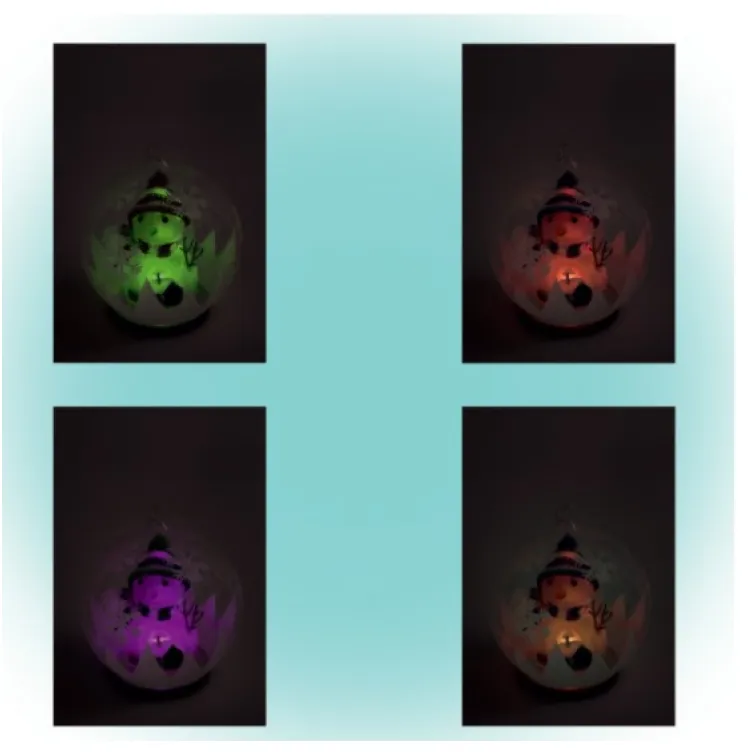 LED kugla sa figuricom Sneško GLG13/RD