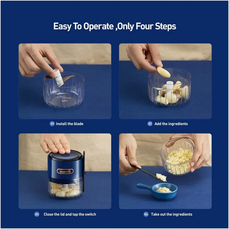 Mini blender Deerma Mini Garlic Blender DEM-JS100 