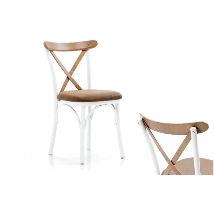 Trpezarijska stolica N-tonet Braon/Bele 775-510