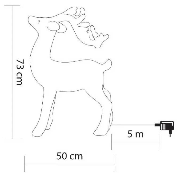 Novogodišnja Svetleća figura Irvas KDA8  