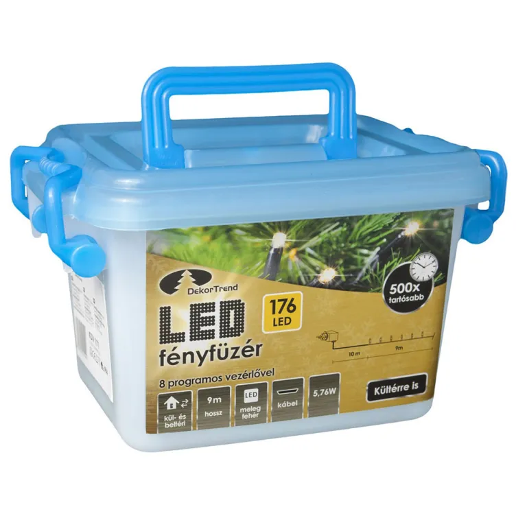 Novogodišnje LED lampice 12m hladno bele 240 sijalica za spoljnu i unutrašnju upotrebu