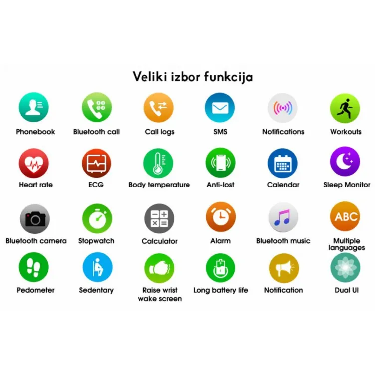 Pametni Sat Kronos Pro crni