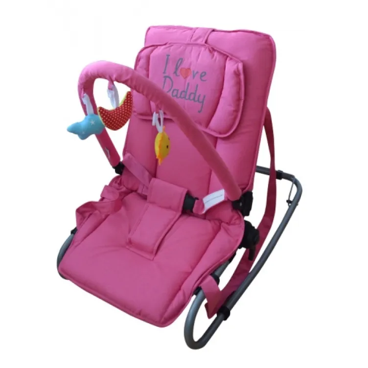 Ležaljka Puerri I love Daddy roze