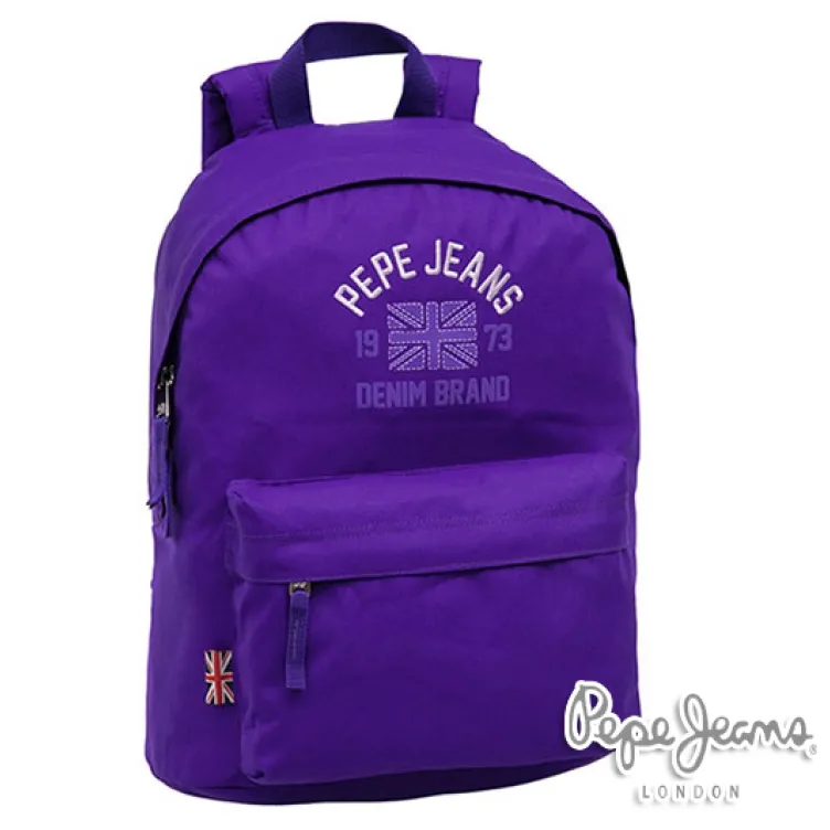 Ranac za školu Pepe Jeans Denim Brand Purple