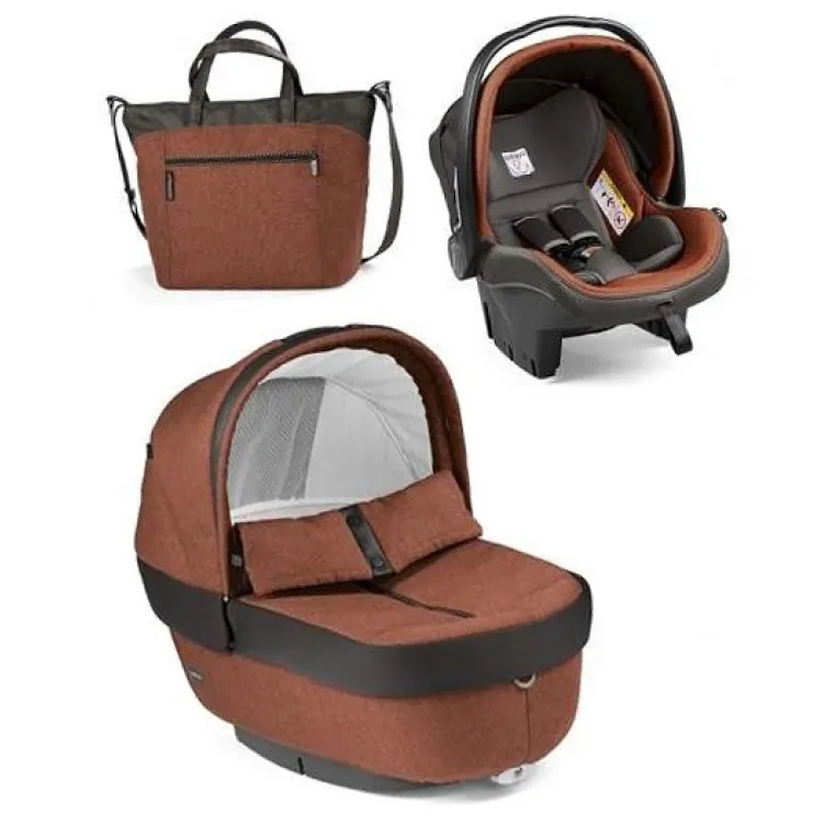 Set nosiljka, autosedište i torba Modular Elite Terraccota