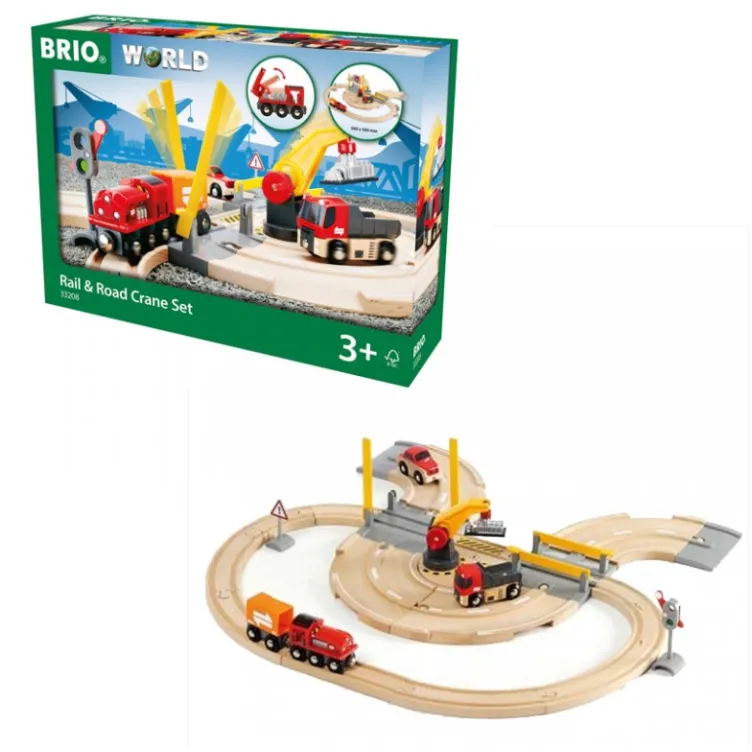 Set pruga, put i drumska dizalica Brio