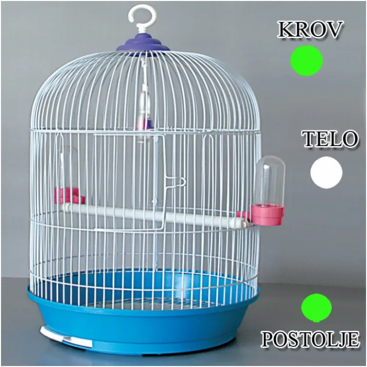 Kavez za ptice W004 zelena os sal