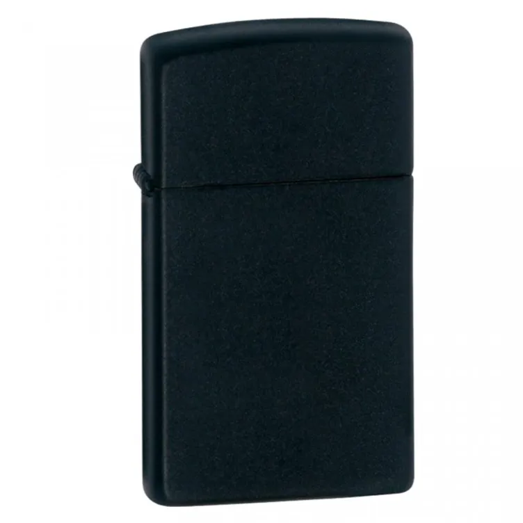 Zippo upaljač Slim black matte