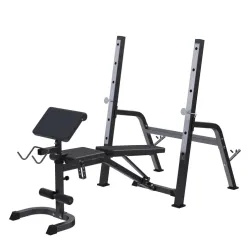 Benč klupa sa stalkom za šipku (Crna)