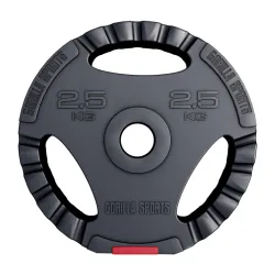 Plastični teg sa rukohvatima 2,5 kg