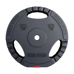 Plastični teg sa rukohvatima 10 kg