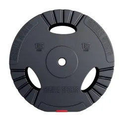 Plastični teg sa rukohvatima 15 kg