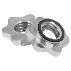 Zvezdaste matice za zavrtanje srebrna 