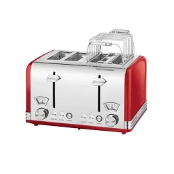 Dupli toster Profi Cook PC-TA 1194 crveni, 1630W, 4 kriške hleba