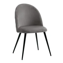 Trpezarijska stolica Panos siva/crna