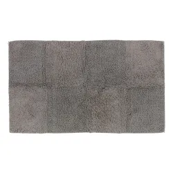 Prostirka za kupatilo 50x80 siva pamuk