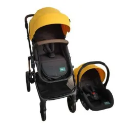 Kolica za bebe Puerri Duo sistem Oscar, yellow