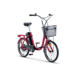 Električni bicikl 20" IBIZA 250W 36V/10.4Ah lithium crvena