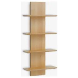 Zidna polica Brom 4 pol. hrast