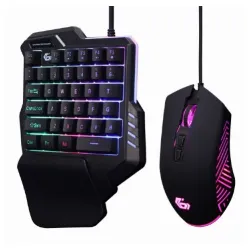GGS-IVAR-TWIN Gembird 2-in-1 Gejmerski set tastatura i mis, IVAR TWIN