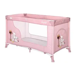 Prenosivi krevet Lorelli moonlight 1 nivo - beige rose rabbits