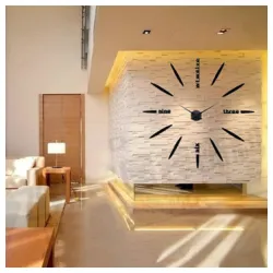 Zidni Sat 3D veliki samolepljivi akrilni T4333B