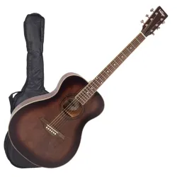 Akustična gitara sa torbom, stalkom i štimerom Vintage V300AQOFT