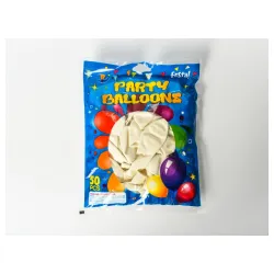 Party baloni beli 50komada