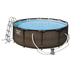 Bazen nadzemni 366x100cm Bestway imitacija ratana