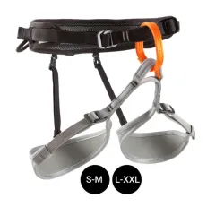Pojas za penjanje i planinarenje  crno/sivi 