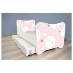 Dečiji krevet 140x70 cm happy kitty + fioka kitty