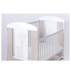 Drveni krevetac Zirafa bež - Drewex 