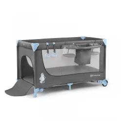 KINDERKRAFT Joy Blue sa dodacima dečiji prenosivi krevetac