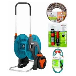 Kolica sa crevom Gardena Skintech 50m 1/2 + priključna garnitura 
