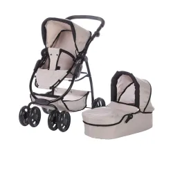 Kolica za lutke Knorr Coco bež 