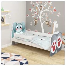 Krevet za decu animals 140X70 CM WHITE ACMA VII