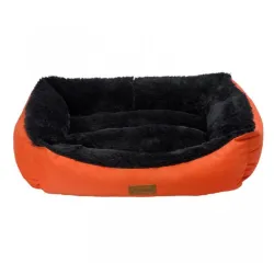 Krevet za psa Jellybean narandžasto crni S 